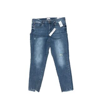 Nicole Miller SoHo high rise ankle skinny jeans 16